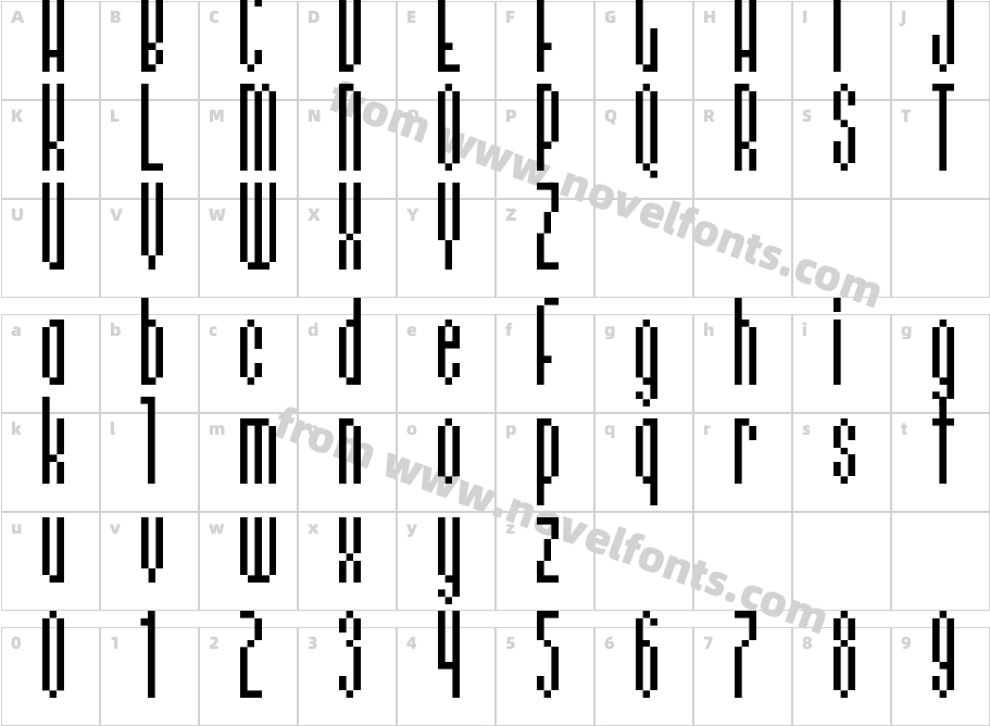 Relativity ThinCharacter Map