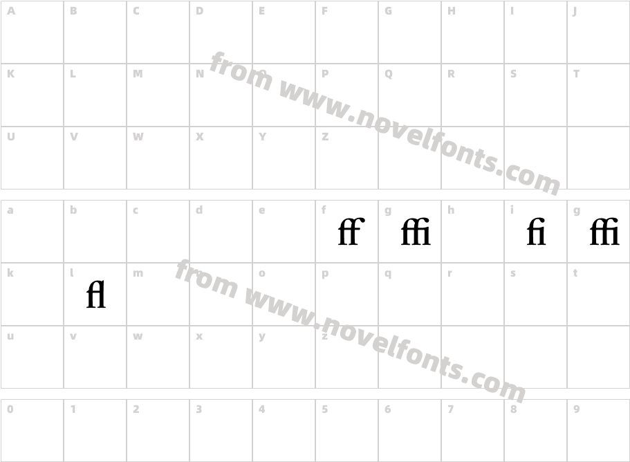 RenardNo1-RomanLigCharacter Map