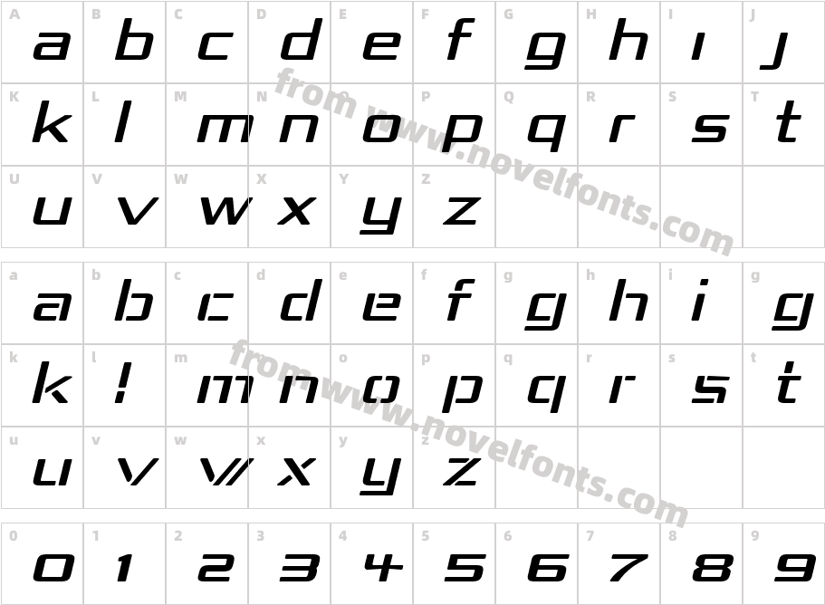 Republika IV ExpCharacter Map