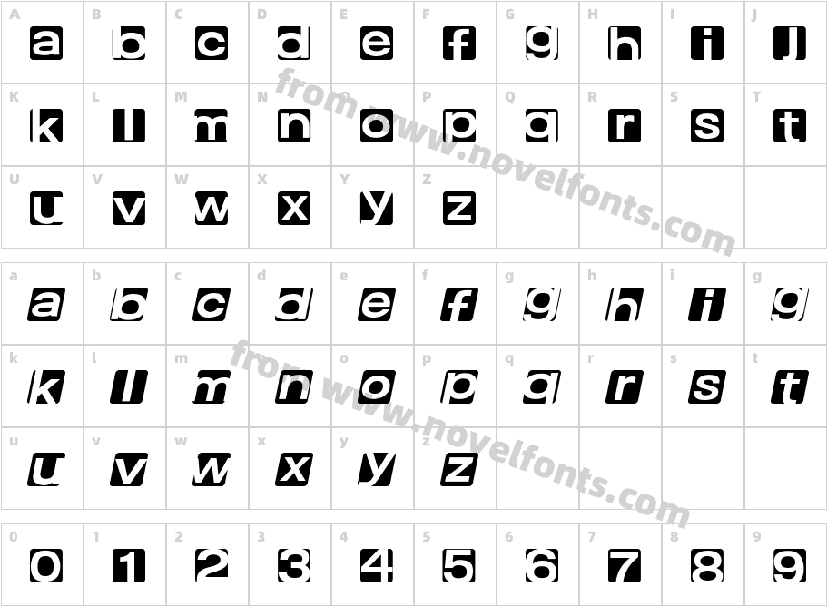 Artificial BoxCharacter Map