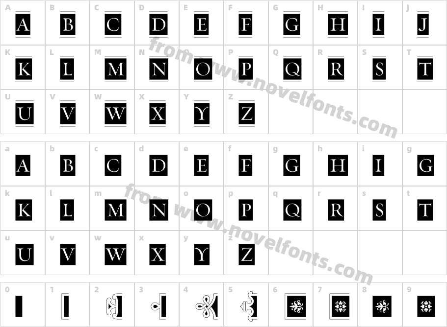 RequiemOrnaments-HTF-DisplayCharacter Map