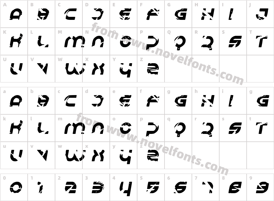 RespireCharacter Map