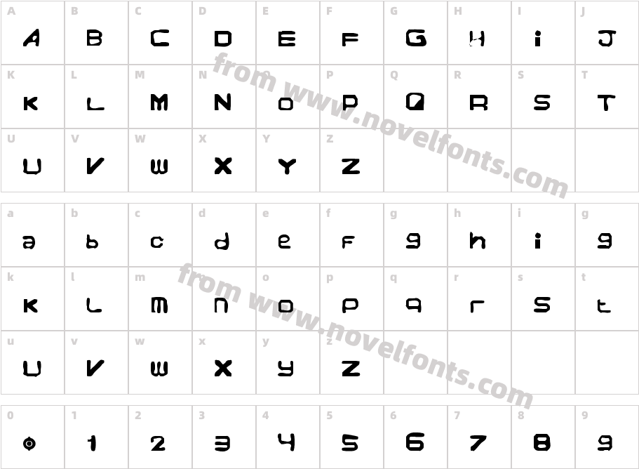 Retravant GardenCharacter Map