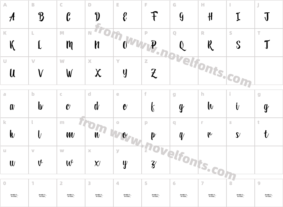 ReybroCharacter Map