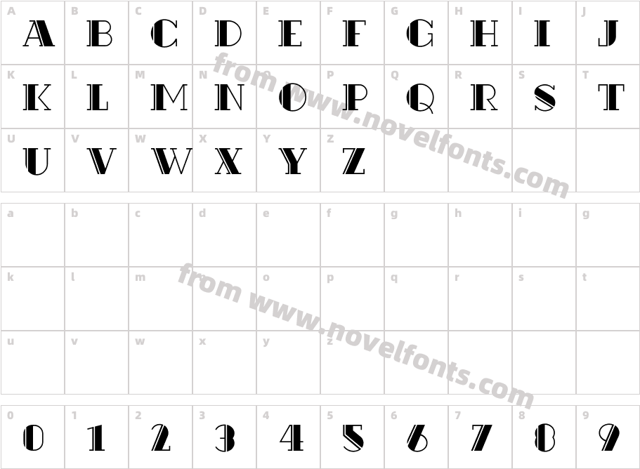 RialtoCharacter Map