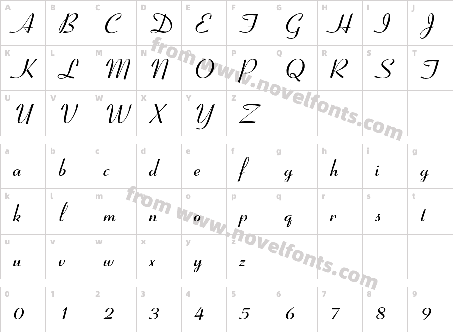 Ribbon131BT-BoldCharacter Map