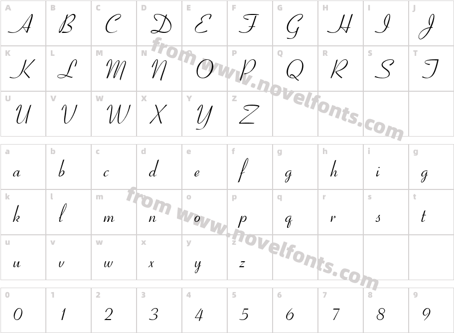 Ribbon131BT RegularCharacter Map