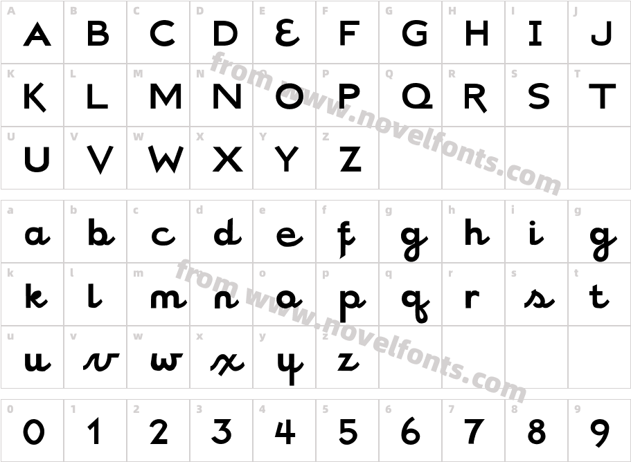 RibjointCharacter Map