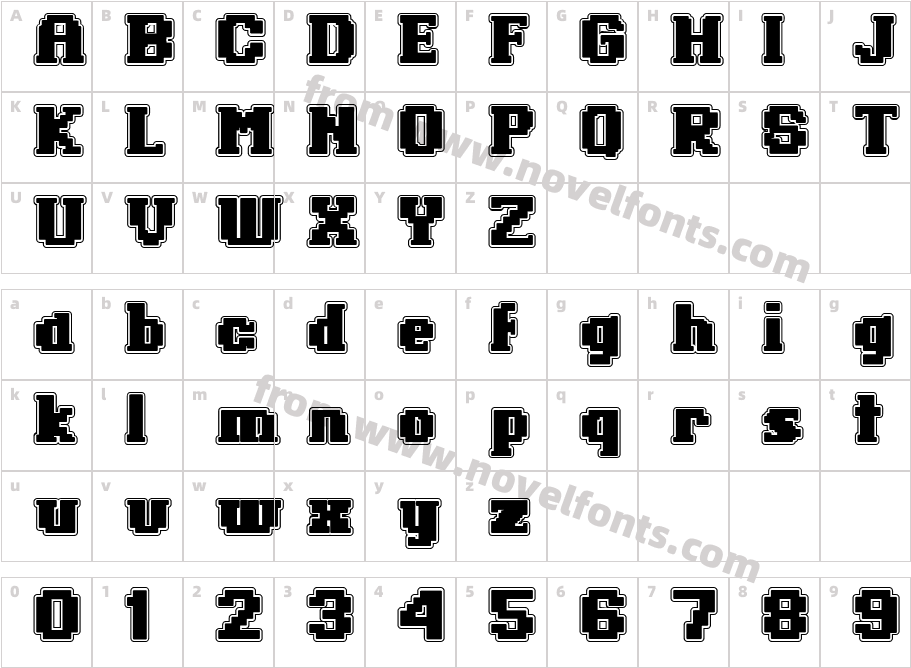 Ringo HeavyCharacter Map