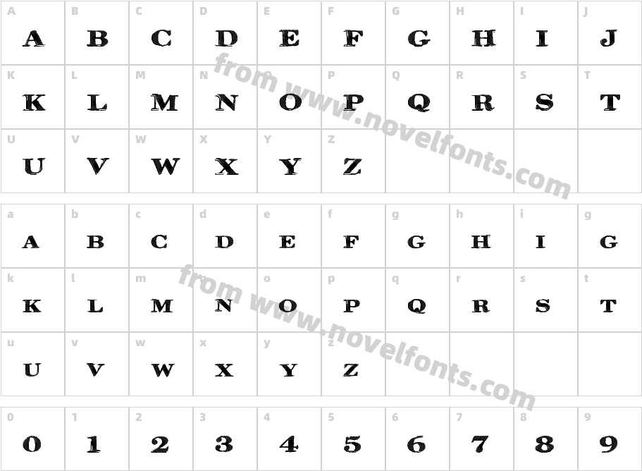 RinseWashCharacter Map