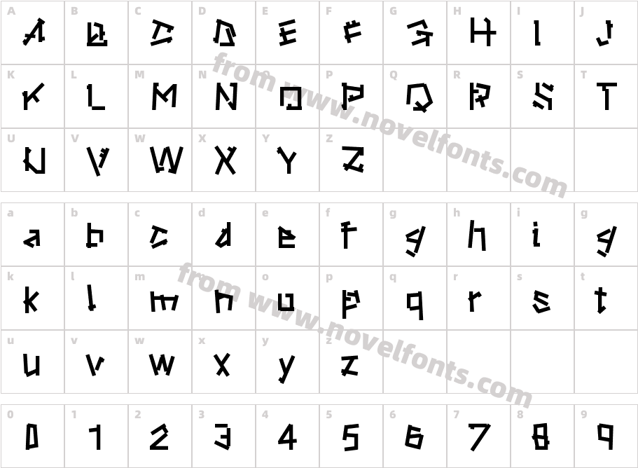 RipstoneCharacter Map