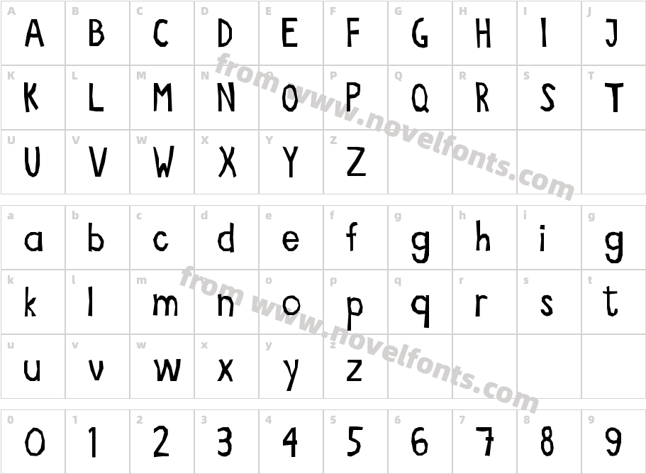 RitaglioCharacter Map