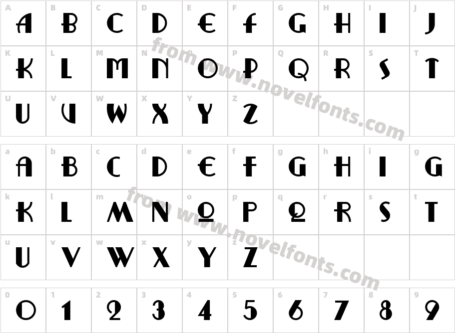 RitzyRemixCharacter Map