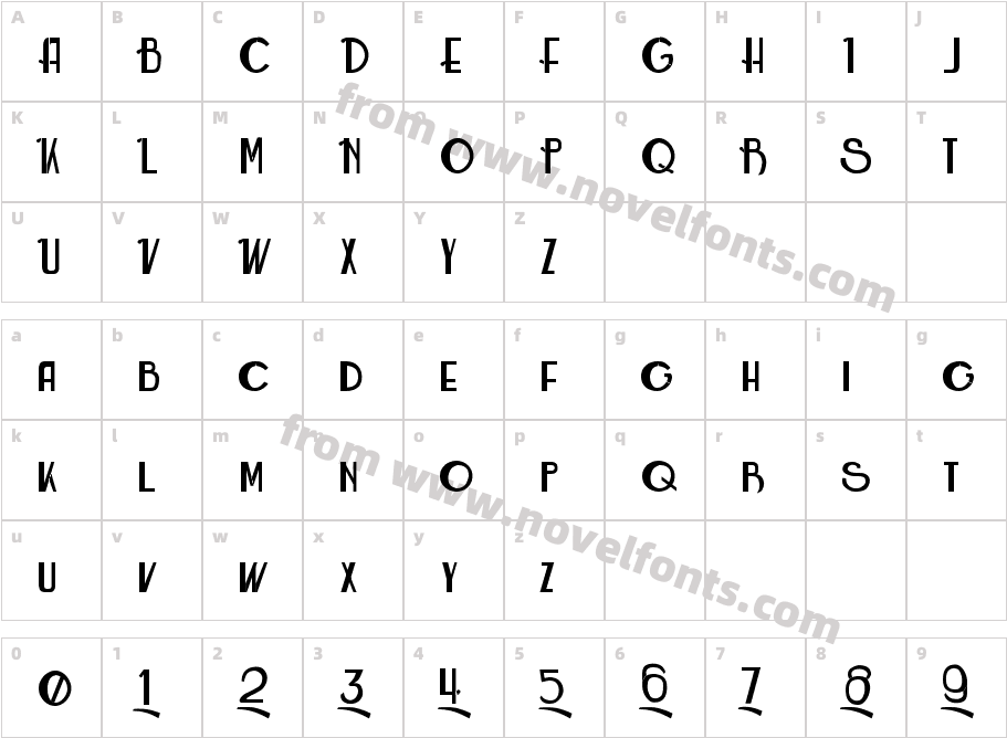 Roarin' Twenties CounterfeitCharacter Map