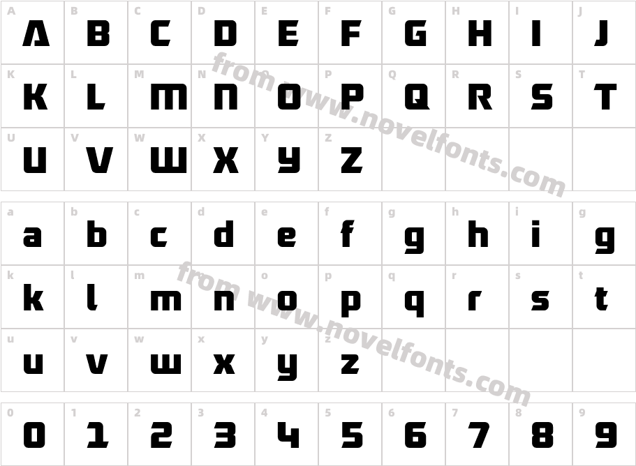 RobofanFreeCharacter Map