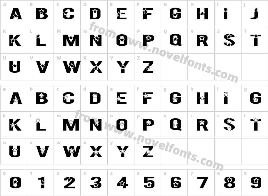 Rock X Start tfbCharacter Map