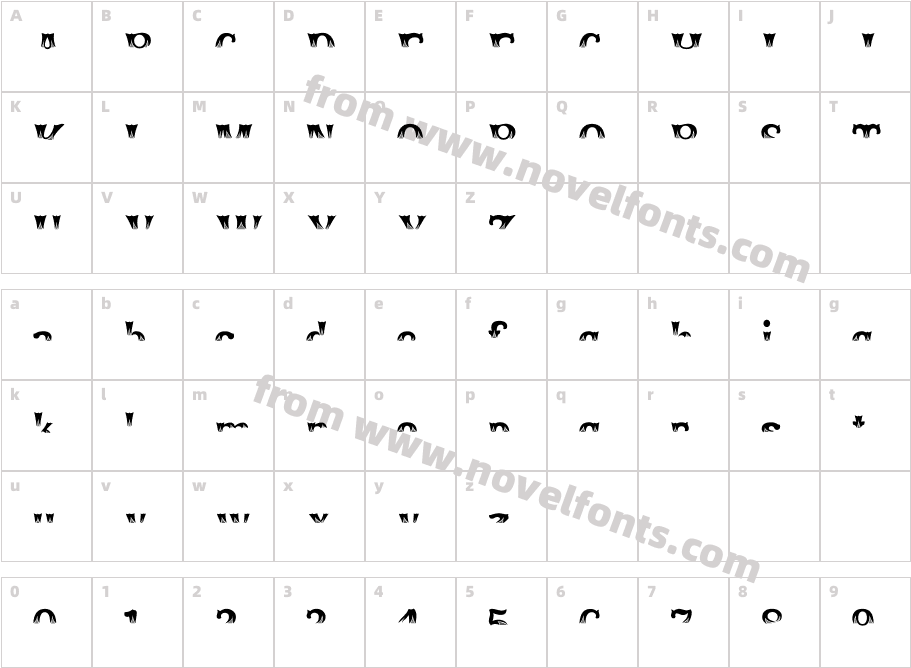 Rodeo Clown Half FillCharacter Map