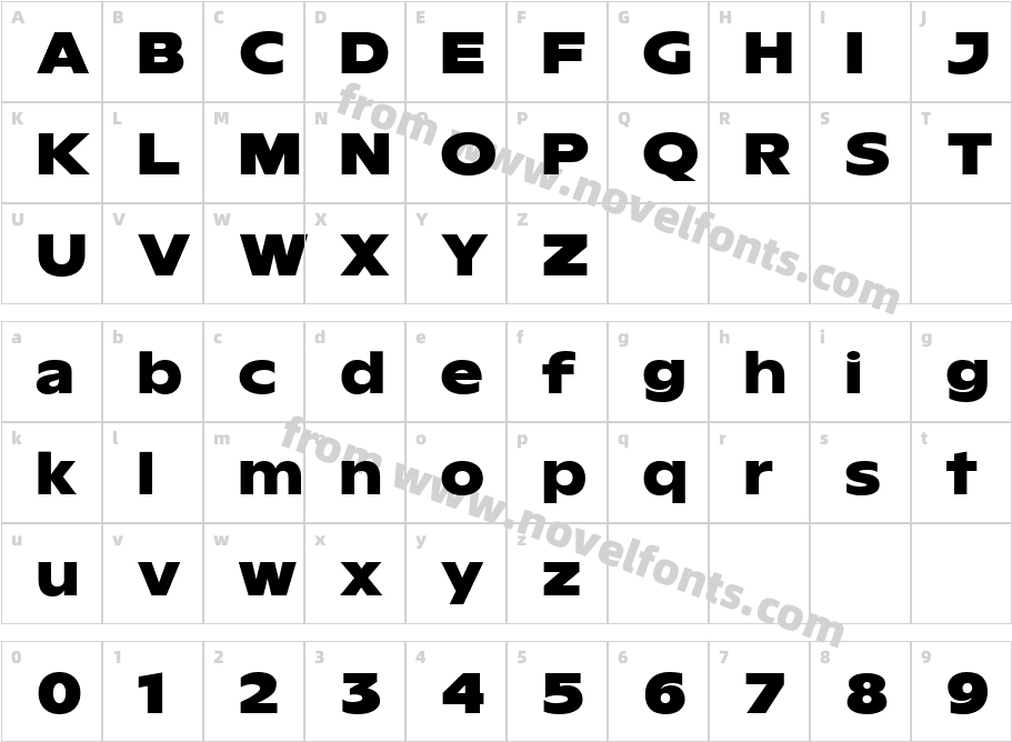 Rogerex MaxCharacter Map