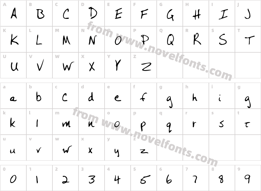 RogersHand-PlainCharacter Map