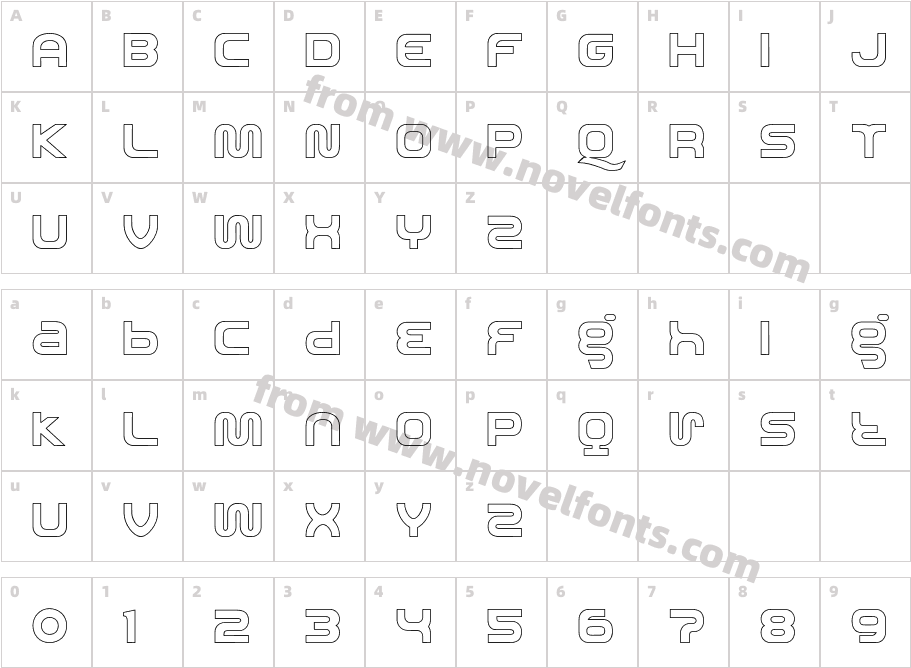 RolandTR606Character Map