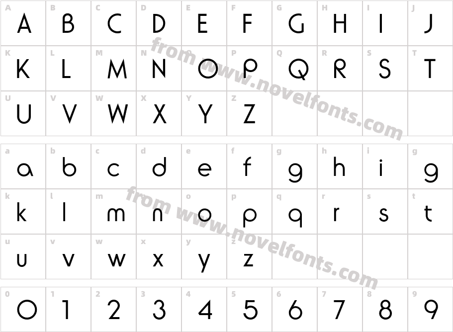 Ronda LightCharacter Map