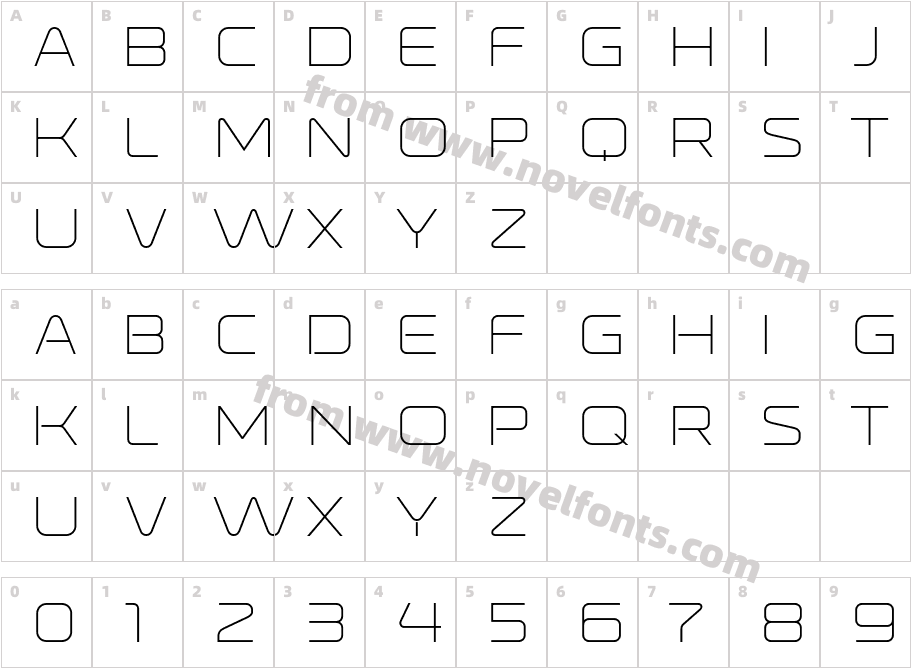 Rondiut Capitals LightCharacter Map