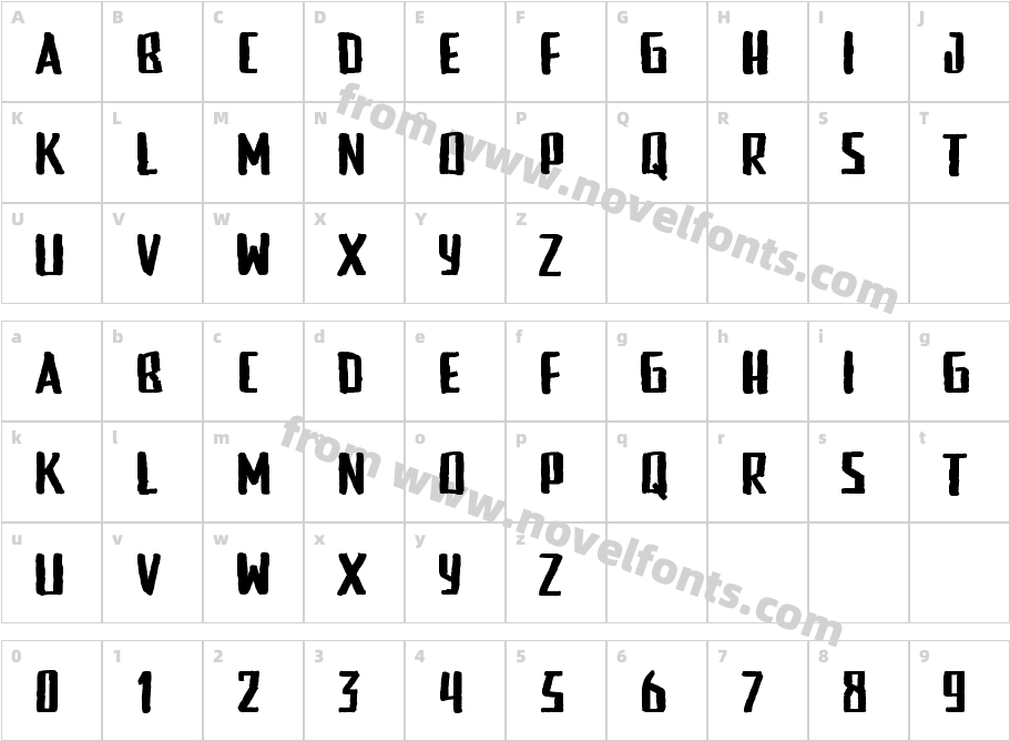 RookiePunkCharacter Map