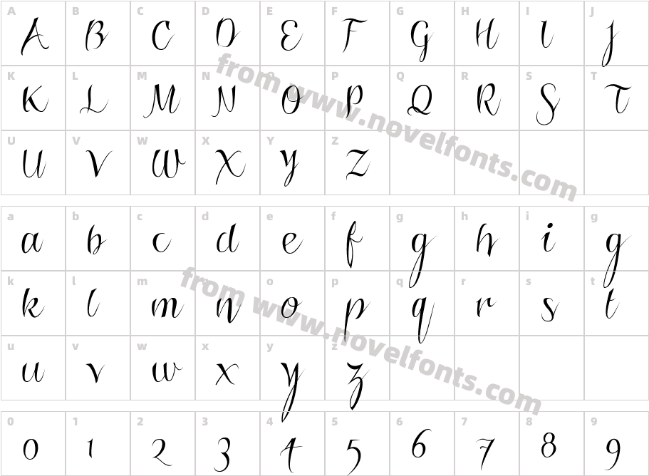 Roskrift CleanCharacter Map