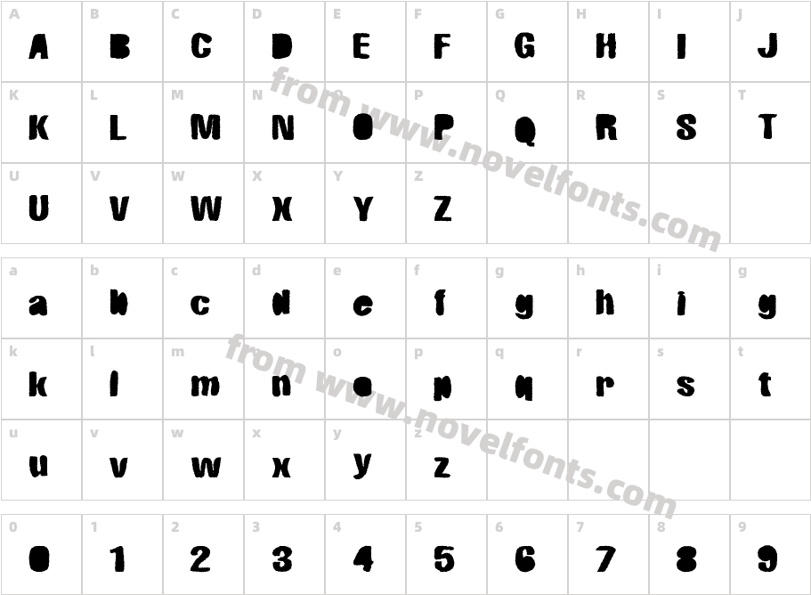 RoughCutCharacter Map