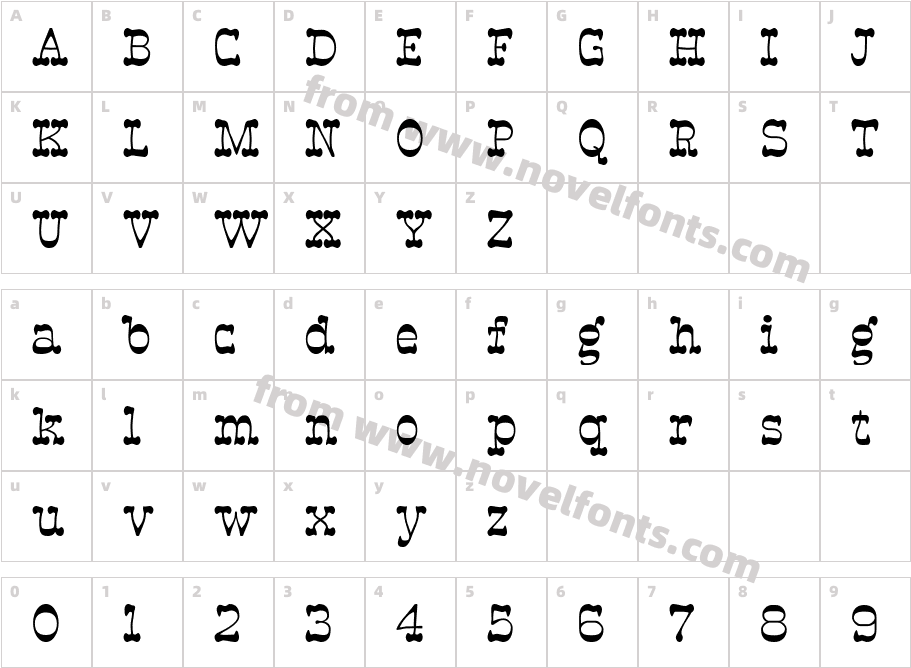 RoundUpCharacter Map