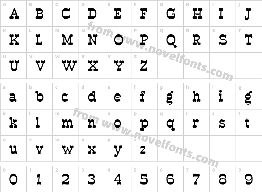 RoundWhy BoldCharacter Map