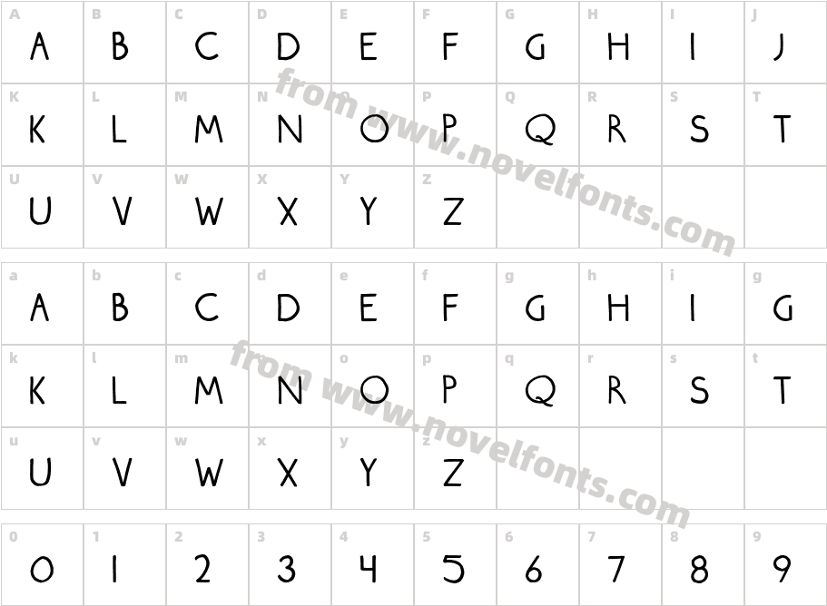 Roundmarker-RegularCharacter Map