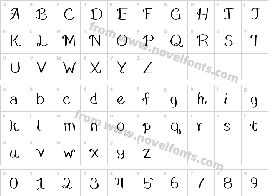 AsiagoCharacter Map