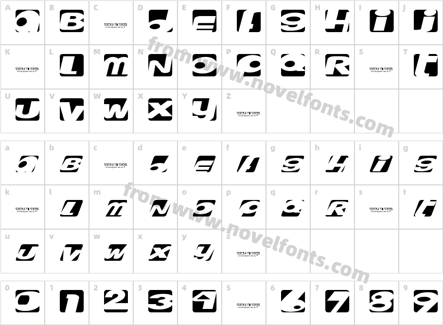 Royal boxCharacter Map