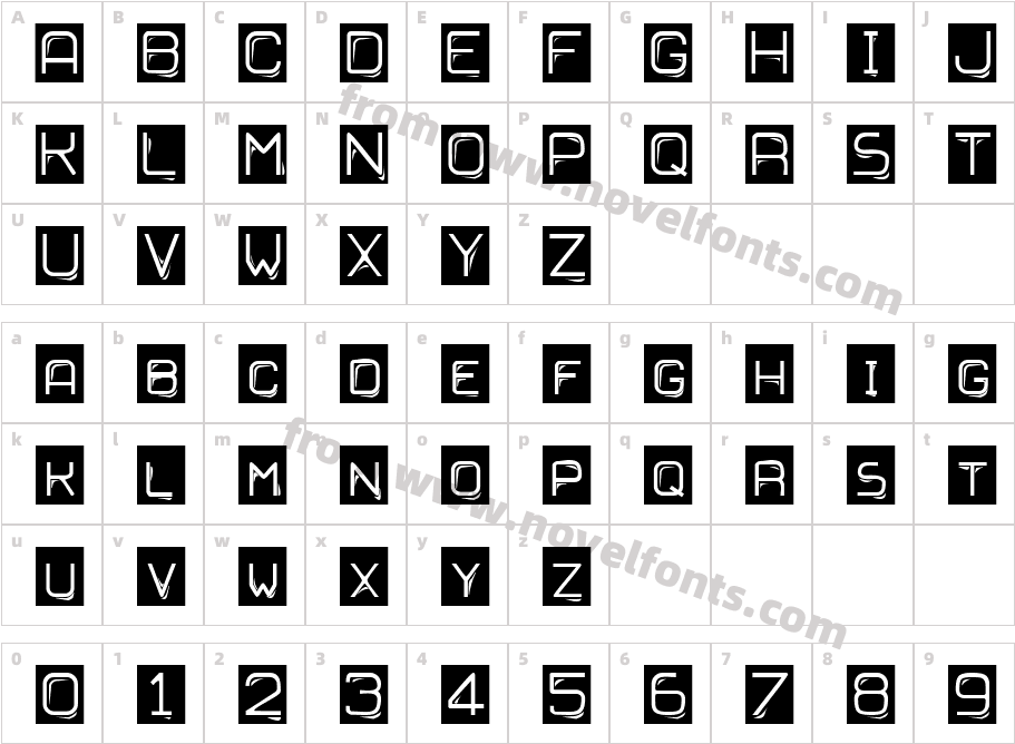 Ruban Dismoi TryoutCharacter Map