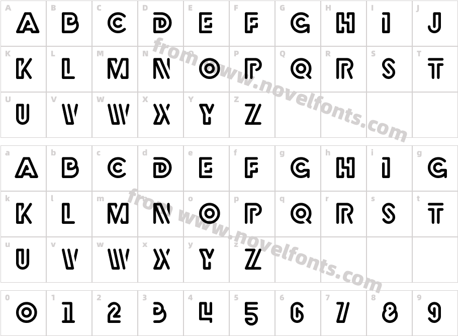 RubberCharacter Map