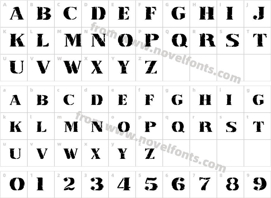 RubberStamp-Extended NormalCharacter Map