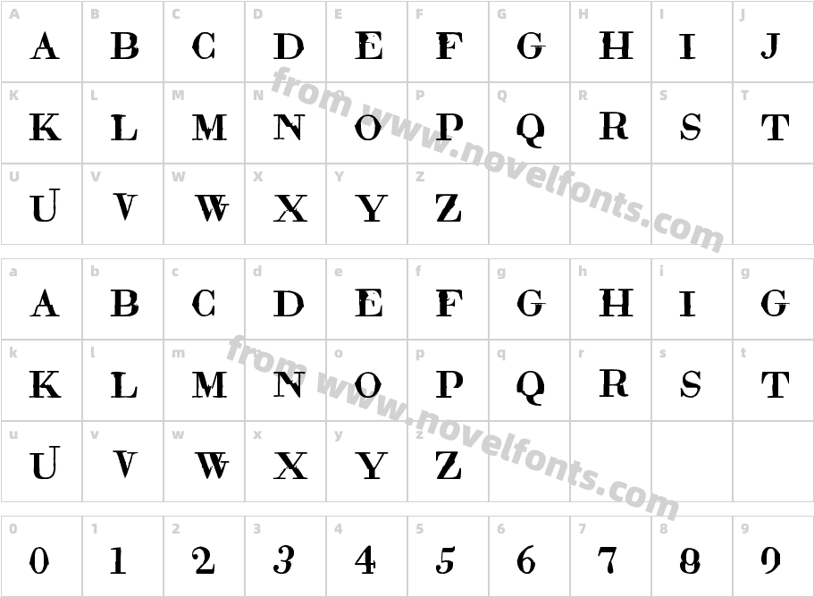 Rude BasicCharacter Map