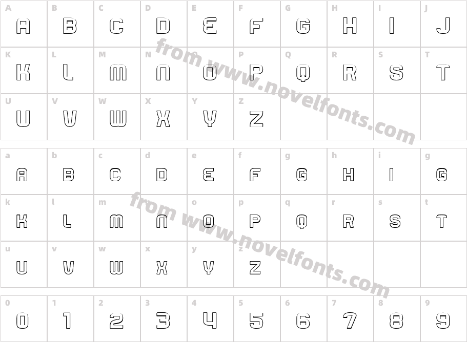 RueckLichtCharacter Map