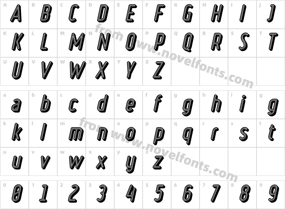 Ruler Volume NeonCharacter Map