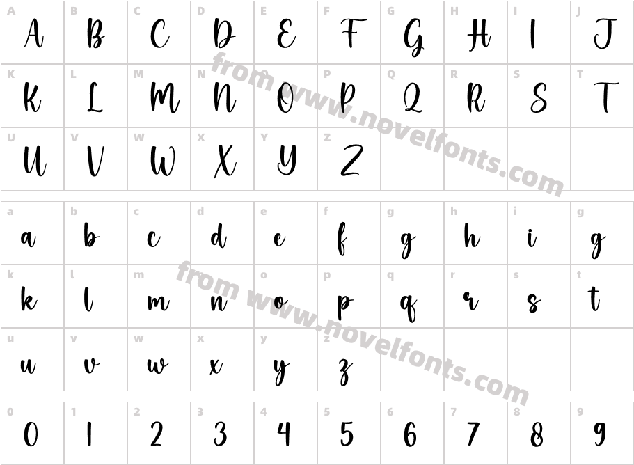 RusticGardenRegularCharacter Map