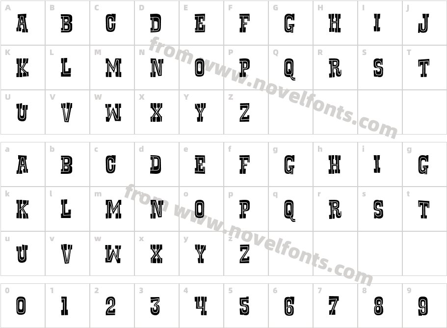 Rustler FancyCharacter Map