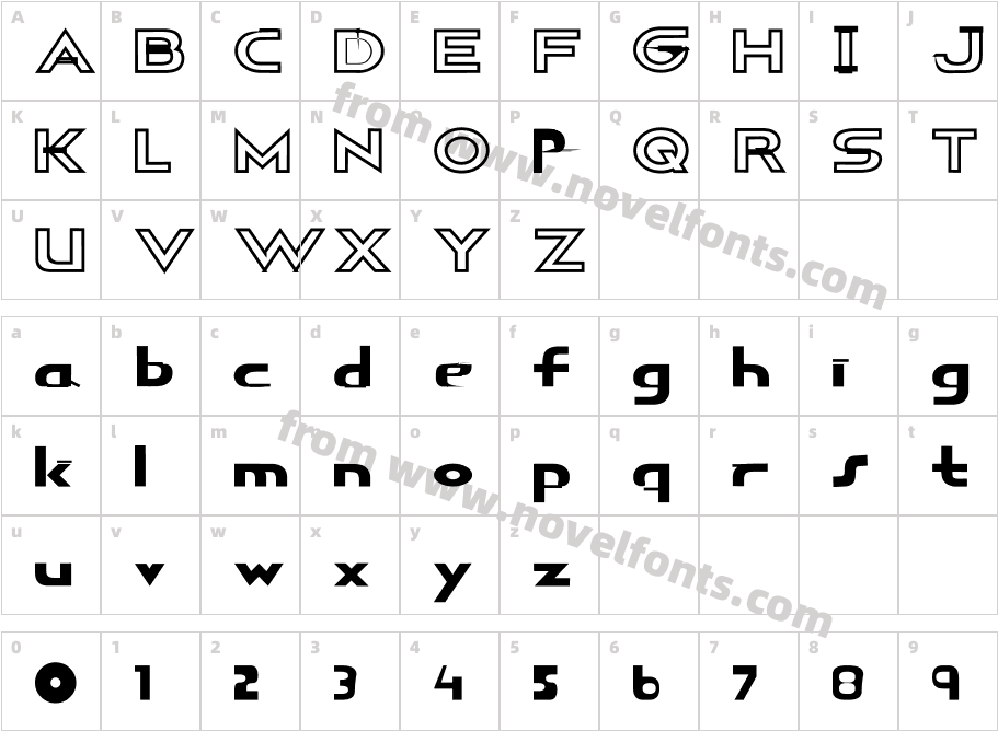 S-PHANITH FONTER SAMCharacter Map