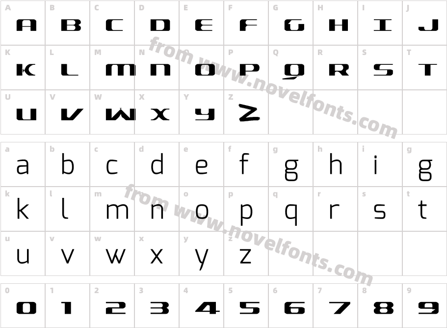 S-Phanith FONTER GONECharacter Map