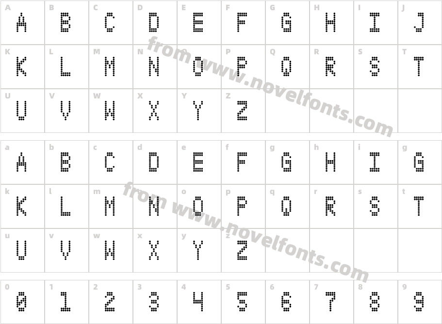 S4QUFXCharacter Map