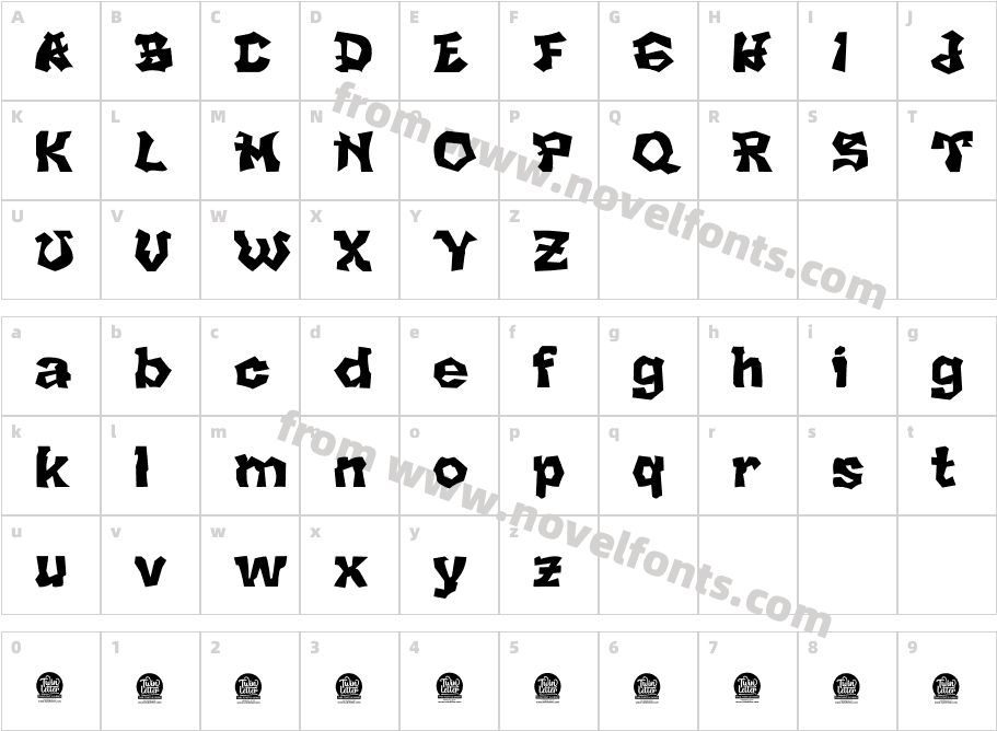 SAMBAR PERSONAL USECharacter Map