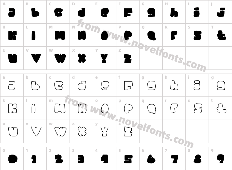 SAYsomething!!!Character Map