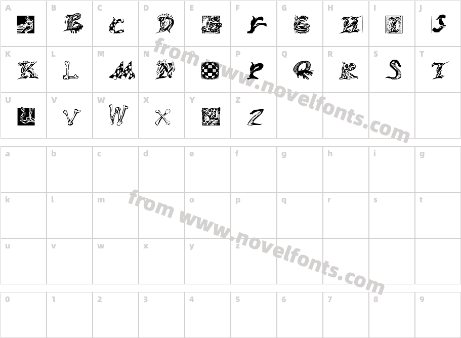 SClayWilson-BetaCharacter Map