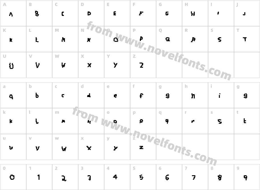 SD Auto Pilot RegularCharacter Map