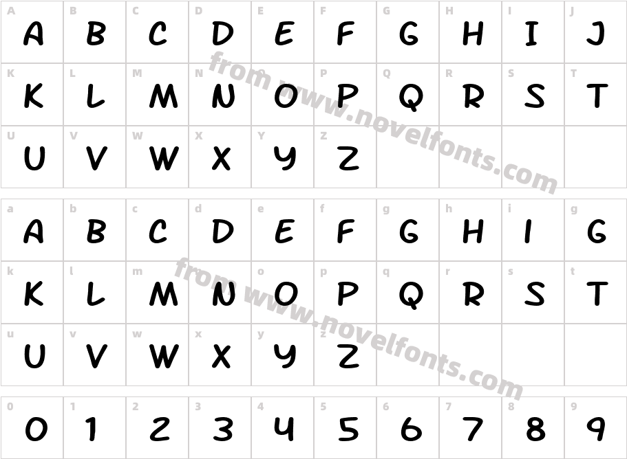 SF Arch Rival ExtendedCharacter Map